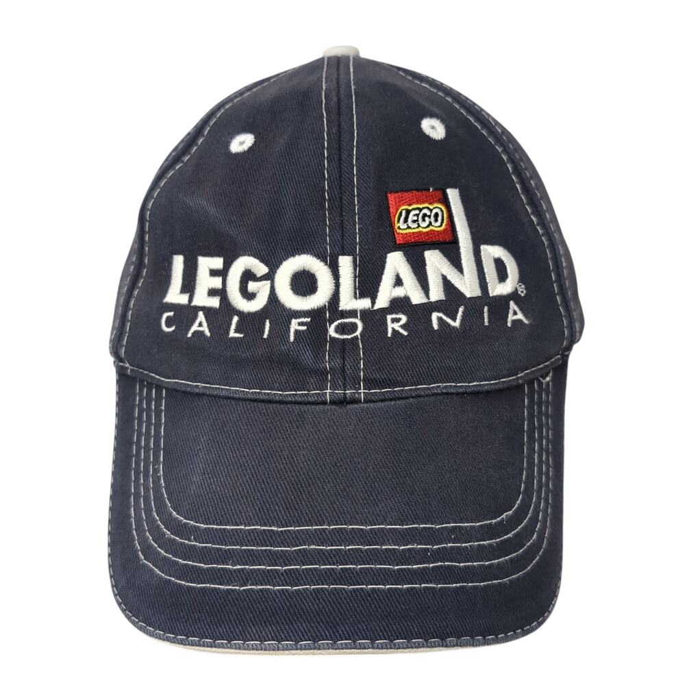 Legoland California Strapback Baseball Cap Blue One Size Adjustable Embroidered